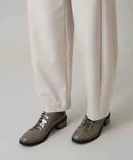 RHLAE15390 HIROKO KOSHINO(ヒロココシノ) ツイルストレッチ裏起毛パンツ/日本製/洗える ベージュ