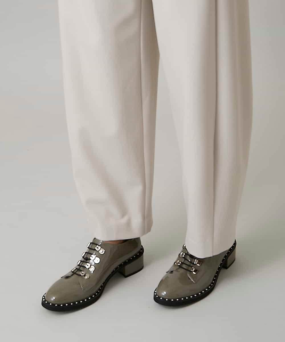 RHLAE15390 HIROKO KOSHINO(ヒロココシノ) ツイルストレッチ裏起毛パンツ/日本製/洗える ベージュ