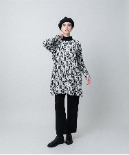 RHLAF03430 HIROKO KOSHINO(ヒロココシノ) リバーテーパードパンツ ブラック