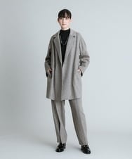 RHLAS55490 HIROKO KOSHINO(ヒロココシノ) 【日本製】ウールピンタックワイドパンツ ベージュ