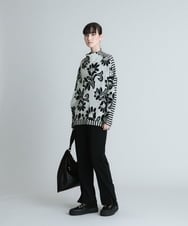 RHLAS56390 HIROKO KOSHINO(ヒロココシノ) 【洗える/日本製】センタープレスストレートパンツ レッド