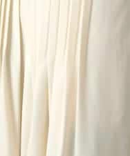 RHLED45430 HIROKO KOSHINO(ヒロココシノ) ピンタックフレアキュロットパンツ ホワイト