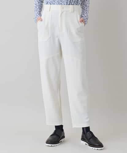 RHLED53390 HIROKO KOSHINO 立体テーパードジャージーパンツ /日本製/洗える