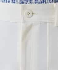 RHLED53390 HIROKO KOSHINO(ヒロココシノ) 立体テーパードジャージーパンツ /日本製/洗える ホワイト