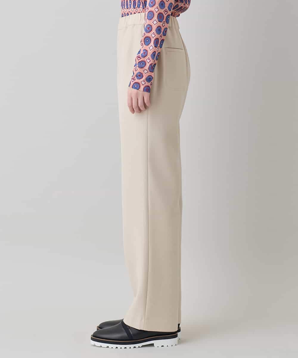 RHLED54390 HIROKO KOSHINO(ヒロココシノ) リバークロスフルレングスパンツ ライトベージュ