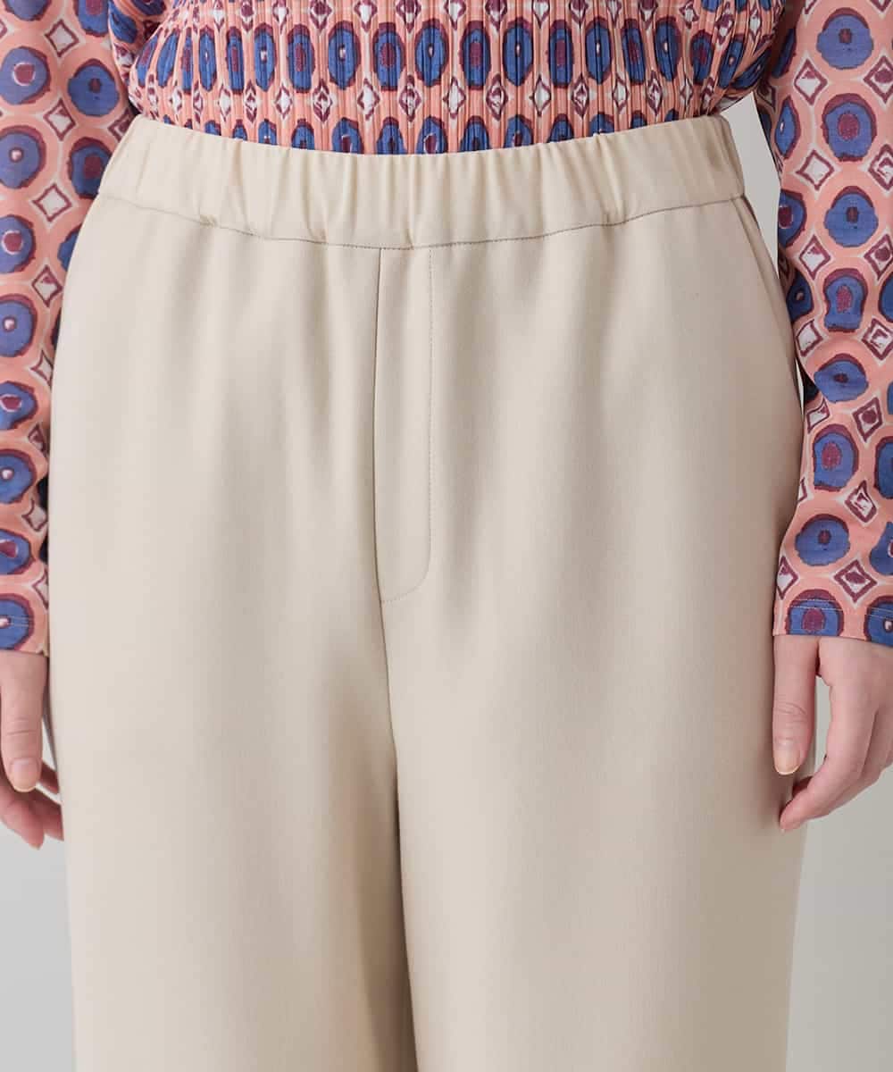 RHLED54390 HIROKO KOSHINO(ヒロココシノ) リバークロスフルレングスパンツ ライトベージュ