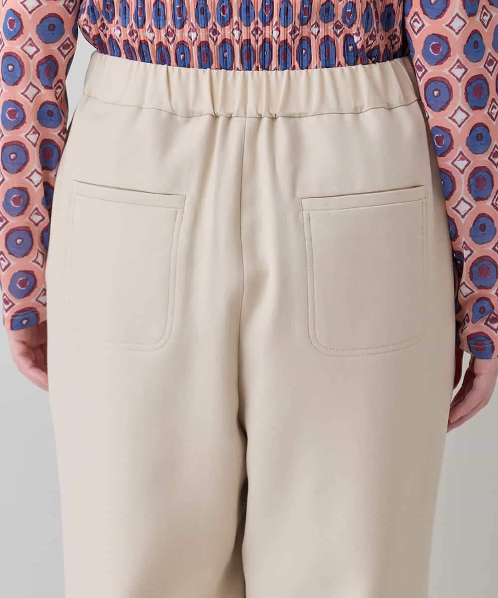 RHLED54390 HIROKO KOSHINO(ヒロココシノ) リバークロスフルレングスパンツ ライトベージュ