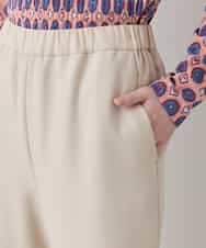 RHLED54390 HIROKO KOSHINO(ヒロココシノ) リバークロスフルレングスパンツ ライトベージュ