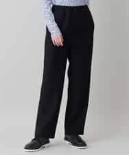 RHLED54390 HIROKO KOSHINO(ヒロココシノ) リバークロスフルレングスパンツ ブラック