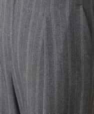 RHLEF41430 HIROKO KOSHINO(ヒロココシノ) シャドーストライプワイドパンツ/日本製/洗える ダークグレー