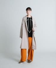 RHLES21420 HIROKO KOSHINO(ヒロココシノ) 【日本製】ベーシックワイドパンツ オレンジ