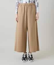 RHLGD06490 HIROKO KOSHINO(ヒロココシノ) サイドプリーツイージーパンツ/洗える ベージュ