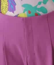 RHLGS08390 HIROKO KOSHINO(ヒロココシノ) 【洗える/日本製】ツータックストレートパンツ パープル