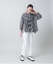 RHLHB10330 HIROKO KOSHINO(ヒロココシノ) スリムシルエットストレッチパンツ ホワイト