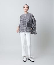 RHLHB10330 HIROKO KOSHINO(ヒロココシノ) スリムシルエットストレッチパンツ ホワイト