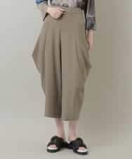 RHLIQ68390 HIROKO KOSHINO(ヒロココシノ) 【日本製】デザインボリュームパンツ グリーン