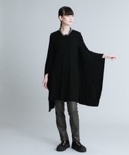 RHLJQ28290 HIROKO KOSHINO(ヒロココシノ) 【洗える/日本製】ストレッチポンチパンツ グレー