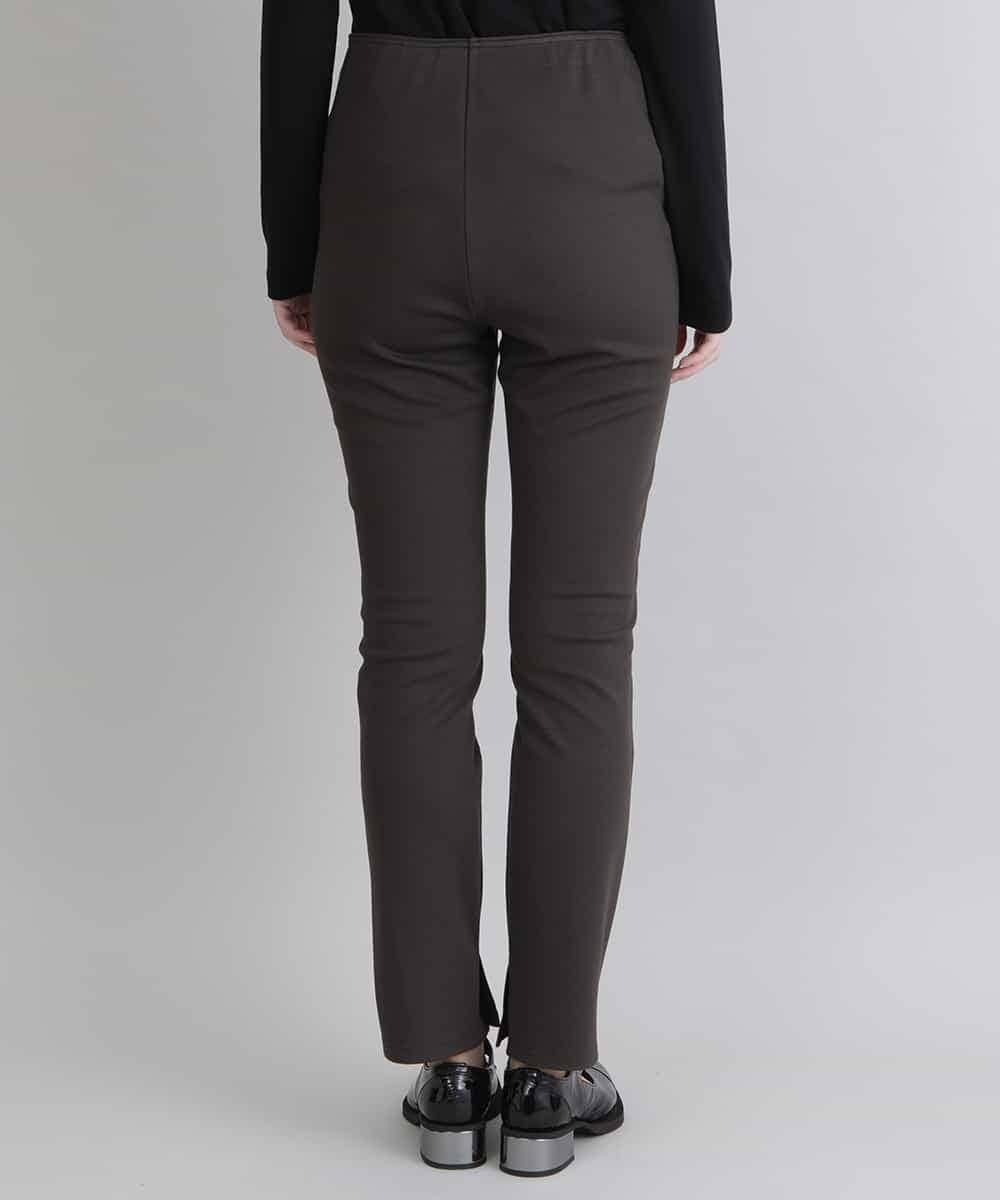 RHLJQ28290 HIROKO KOSHINO(ヒロココシノ) 【洗える/日本製】ストレッチポンチパンツ グレー