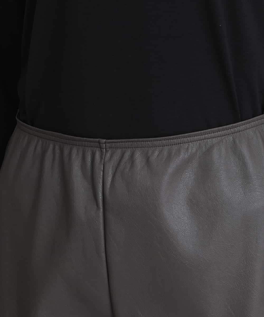 RHLJQ28290 HIROKO KOSHINO(ヒロココシノ) 【洗える/日本製】ストレッチポンチパンツ グレー