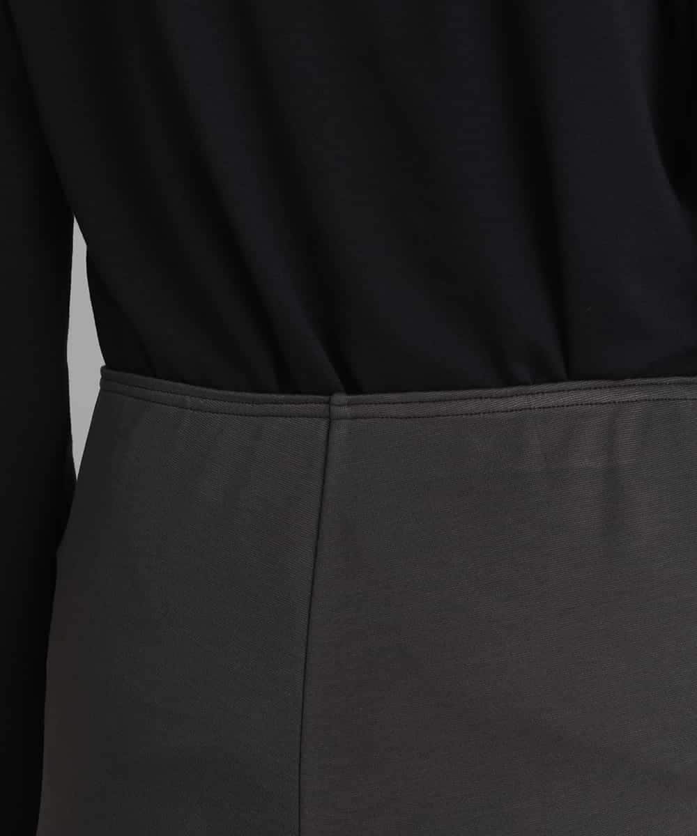 RHLJQ28290 HIROKO KOSHINO(ヒロココシノ) 【洗える/日本製】ストレッチポンチパンツ グレー