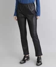 RHLJQ28290 HIROKO KOSHINO(ヒロココシノ) 【洗える/日本製】ストレッチポンチパンツ ブラック