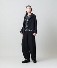 RHLLD11450 HIROKO KOSHINO(ヒロココシノ) ドライストレッチバレルパンツ /日本製/洗える ライトグレー