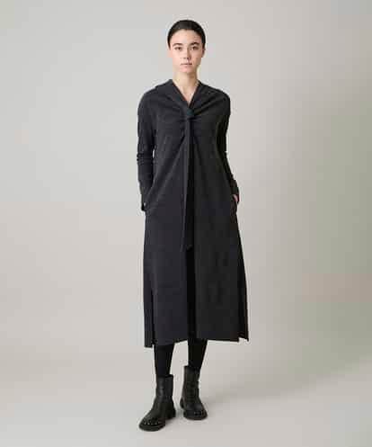 RHPAE11790 HIROKO KOSHINO タイディテールウールジャージーワンピース /日本製