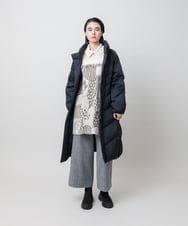 RHPAH14660 HIROKO KOSHINO(ヒロココシノ) アートモチーフジャガードニットチュニック /日本製 グレー