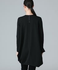 RHPAX28360 HIROKO KOSHINO(ヒロココシノ) 【日本製/洗える】ジオメトリックパターンチュニック ブラック