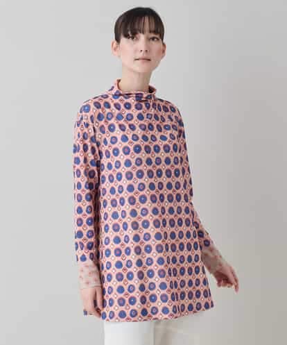 RHPED52430  ドットスクエアAラインデザインチュニック /日本製/洗える