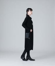 RHPEV09430 HIROKO KOSHINO(ヒロココシノ) 【日本製/洗える】カシュクールネックデザインワンピース ブラック