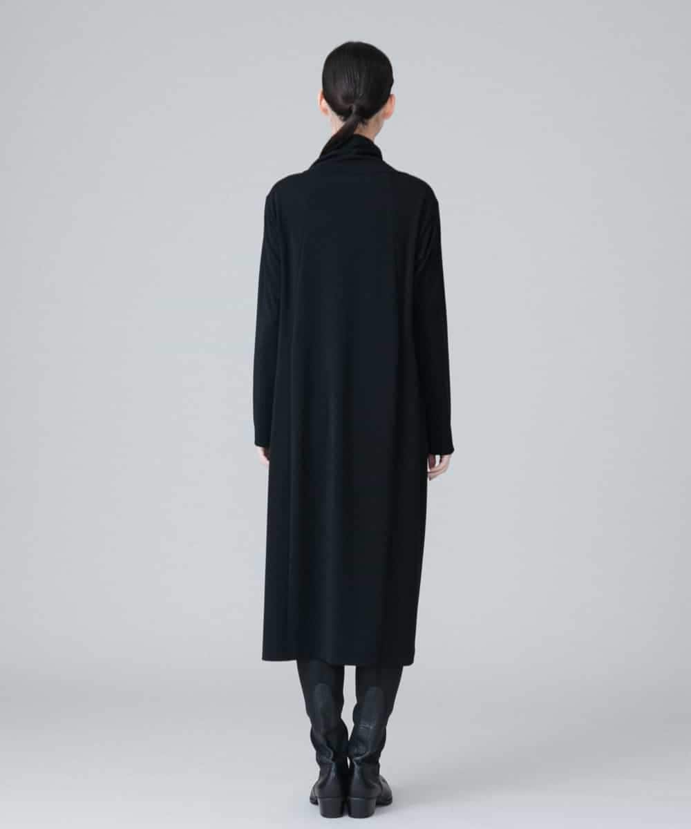 RHPEV09430 HIROKO KOSHINO(ヒロココシノ) 【日本製/洗える】カシュクールネックデザインワンピース ブラック