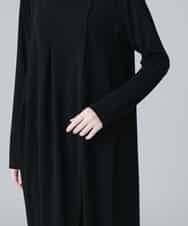 RHPEV09430 HIROKO KOSHINO(ヒロココシノ) 【日本製/洗える】カシュクールネックデザインワンピース ブラック