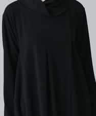 RHPEV09430 HIROKO KOSHINO(ヒロココシノ) 【日本製/洗える】カシュクールネックデザインワンピース ブラック