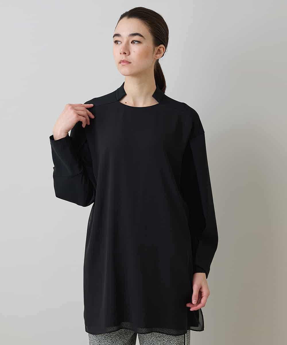 HIROKO KOSHINO ダークグレー チュニック M HIROKO KOSHINO ダークグレー チュニック M HIROKO KOSHINO