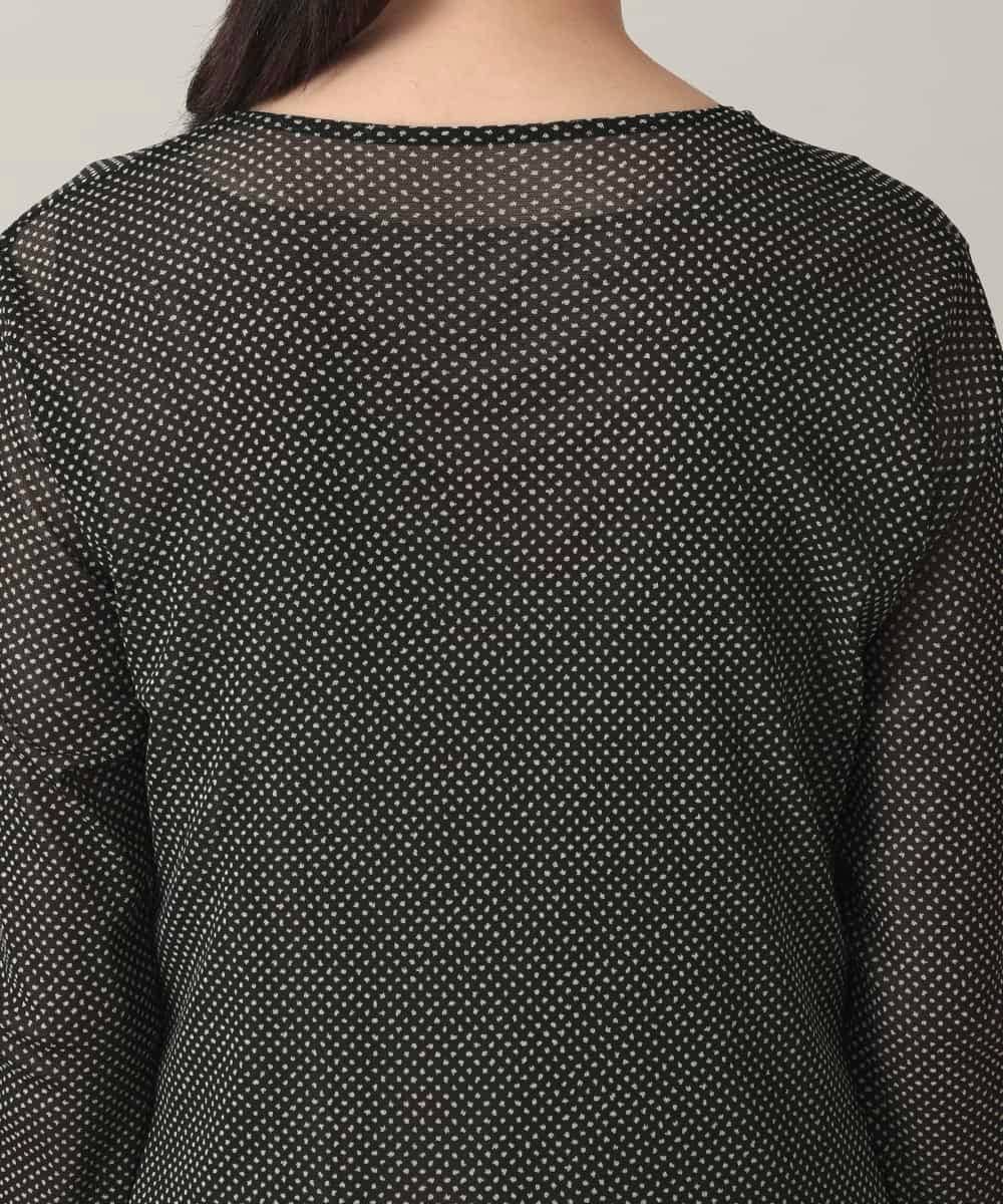 RHPGE23690 HIROKO KOSHINO(ヒロココシノ) 【先行予約】シャーリングデザインシアーワンピース/日本製/洗える グレー