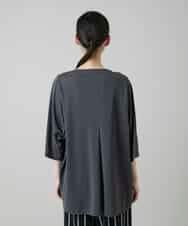 RHPGF12360 HIROKO KOSHINO(ヒロココシノ) 刺繍ポケットデザインカットソー/日本製/洗える グレー