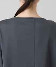 RHPGF12360 HIROKO KOSHINO(ヒロココシノ) 刺繍ポケットデザインカットソー/日本製/洗える グレー