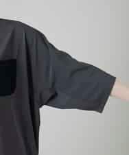 RHPGF12360 HIROKO KOSHINO(ヒロココシノ) 刺繍ポケットデザインカットソー/日本製/洗える グレー