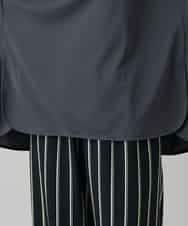 RHPGF12360 HIROKO KOSHINO(ヒロココシノ) 刺繍ポケットデザインカットソー/日本製/洗える グレー