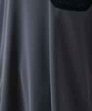 RHPGF12360 HIROKO KOSHINO(ヒロココシノ) 刺繍ポケットデザインカットソー/日本製/洗える グレー