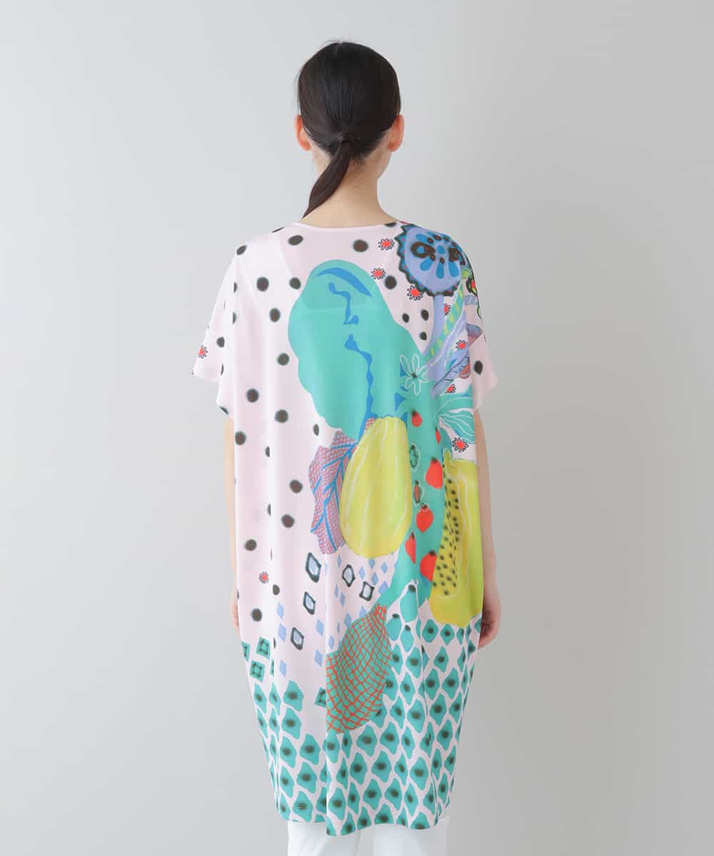 洗える/日本製】フルーツアートデザインチュニック(チュニック) HIROKO KOSHINO(ヒロココシノ)｜イトキンオンラインストア