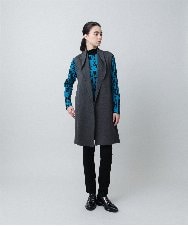 RHQAF61240 HIROKO KOSHINO(ヒロココシノ) ストレッチポンチテーパードパンツ/日本製/洗える ブラック