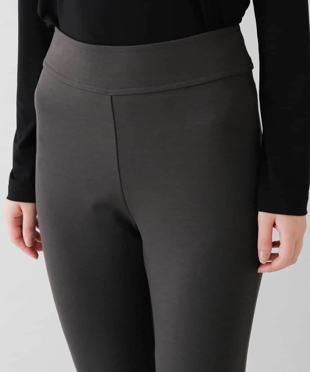 RHQAU30190 HIROKO KOSHINO(ヒロココシノ) 【洗える/日本製】ベーシックイージーパンツ グレー