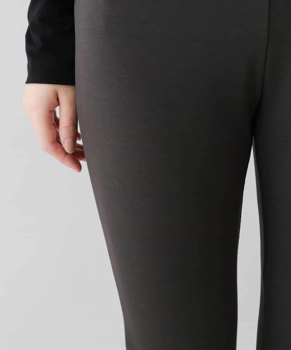 RHQAU30190 HIROKO KOSHINO(ヒロココシノ) 【洗える/日本製】ベーシックイージーパンツ グレー