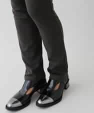 RHQAU30190 HIROKO KOSHINO(ヒロココシノ) 【洗える/日本製】ベーシックイージーパンツ グレー