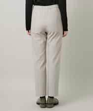 RHQCD31390 HIROKO KOSHINO(ヒロココシノ) ピンタックテーパードパンツ/日本製 ライトグレー