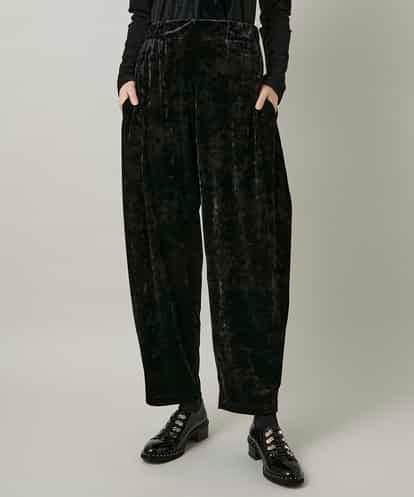 RHQCD33390  ベロアジャージーコクーンパンツ/日本製/洗える