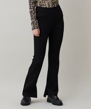 RHQED60280 HIROKO KOSHINO(ヒロココシノ) ストレッチポンチイージーパンツ/日本製/洗える ブラック