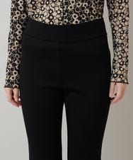 RHQED60280 HIROKO KOSHINO(ヒロココシノ) ストレッチポンチイージーパンツ/日本製/洗える ブラック